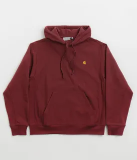 Carhartt American Script Hoodie - Malbec