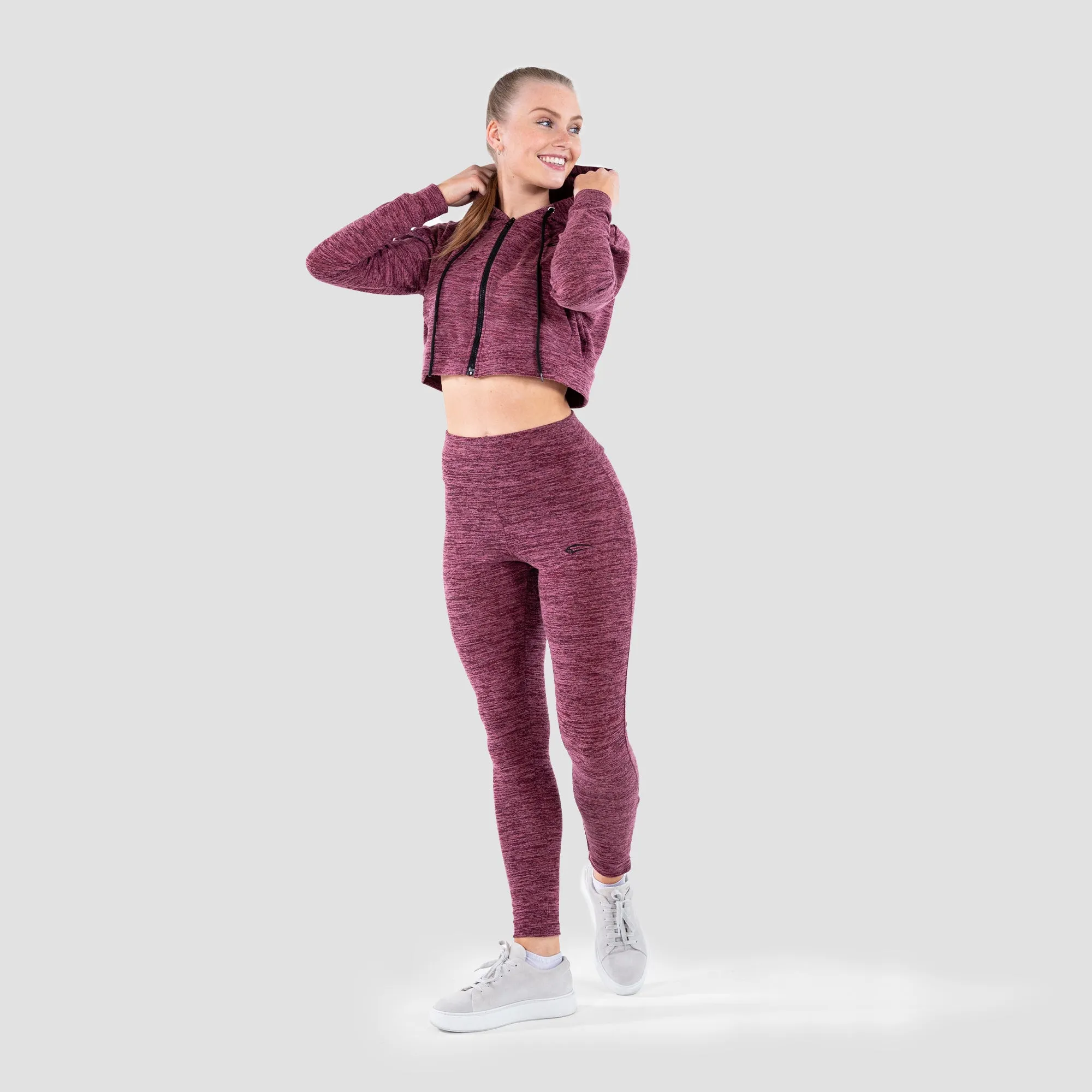 Crop Hoodie Cozy Evening
