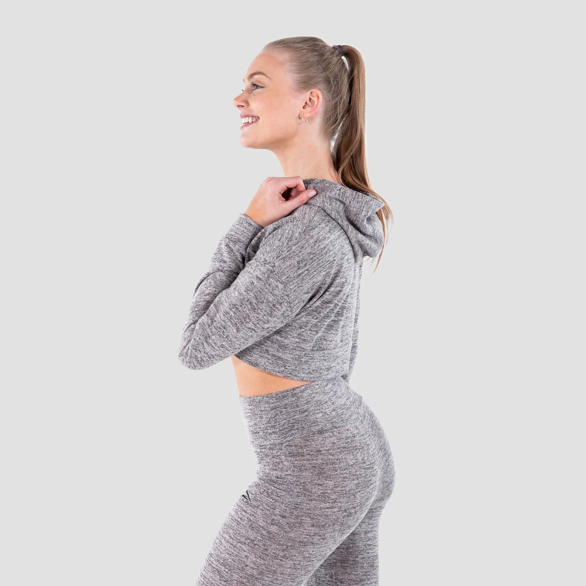 Crop Hoodie Cozy Evening