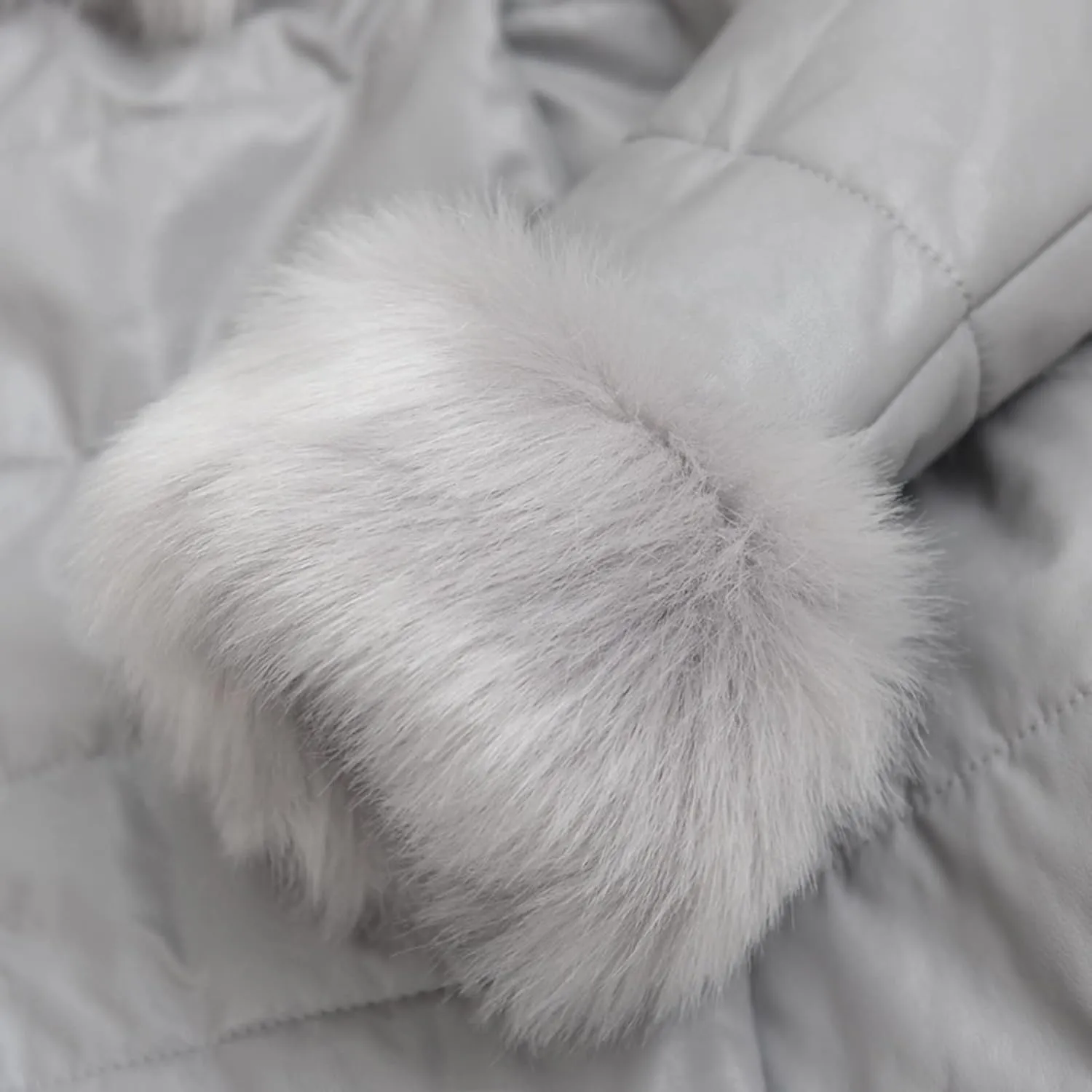 Girls Faux Fur Jacket Kids Leather Jacket with Fur Trim Toddler Long Winter Coat Hooded Dress Coat Thicken Overcoat