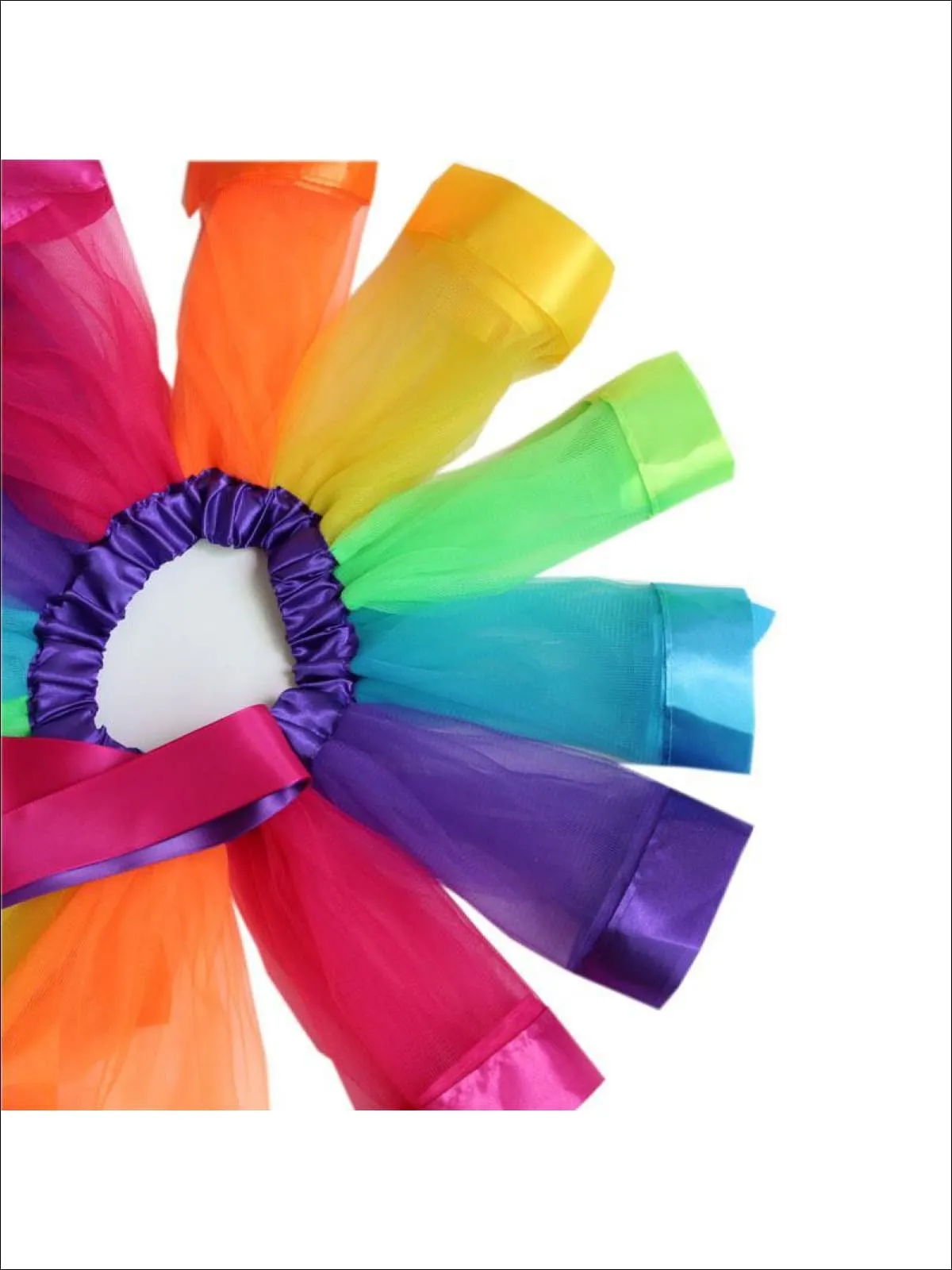 Girls Unicorn Rainbow Tutu Skirt
