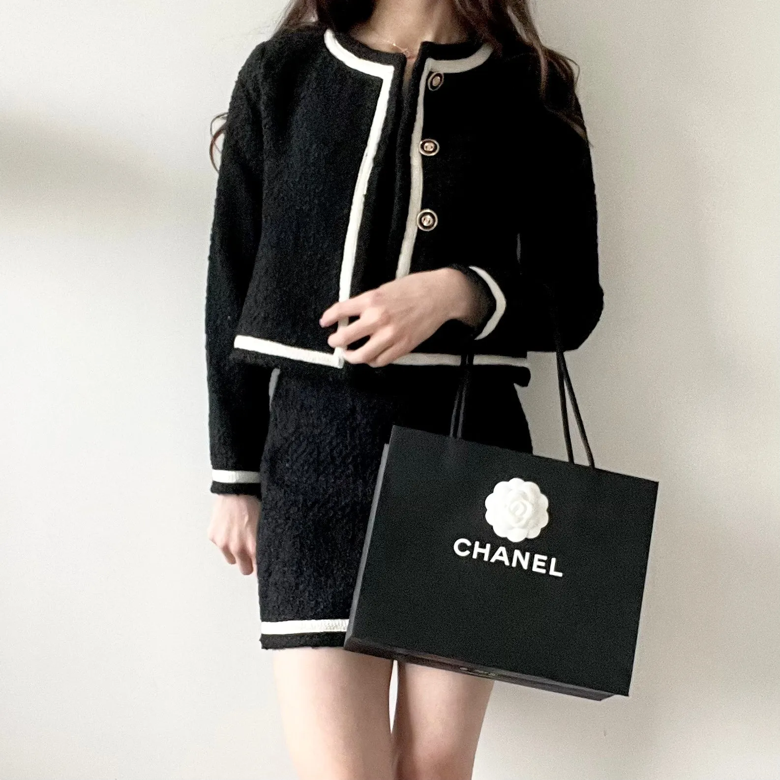 Jenny Wool Tweed Jacket & Skirt Set