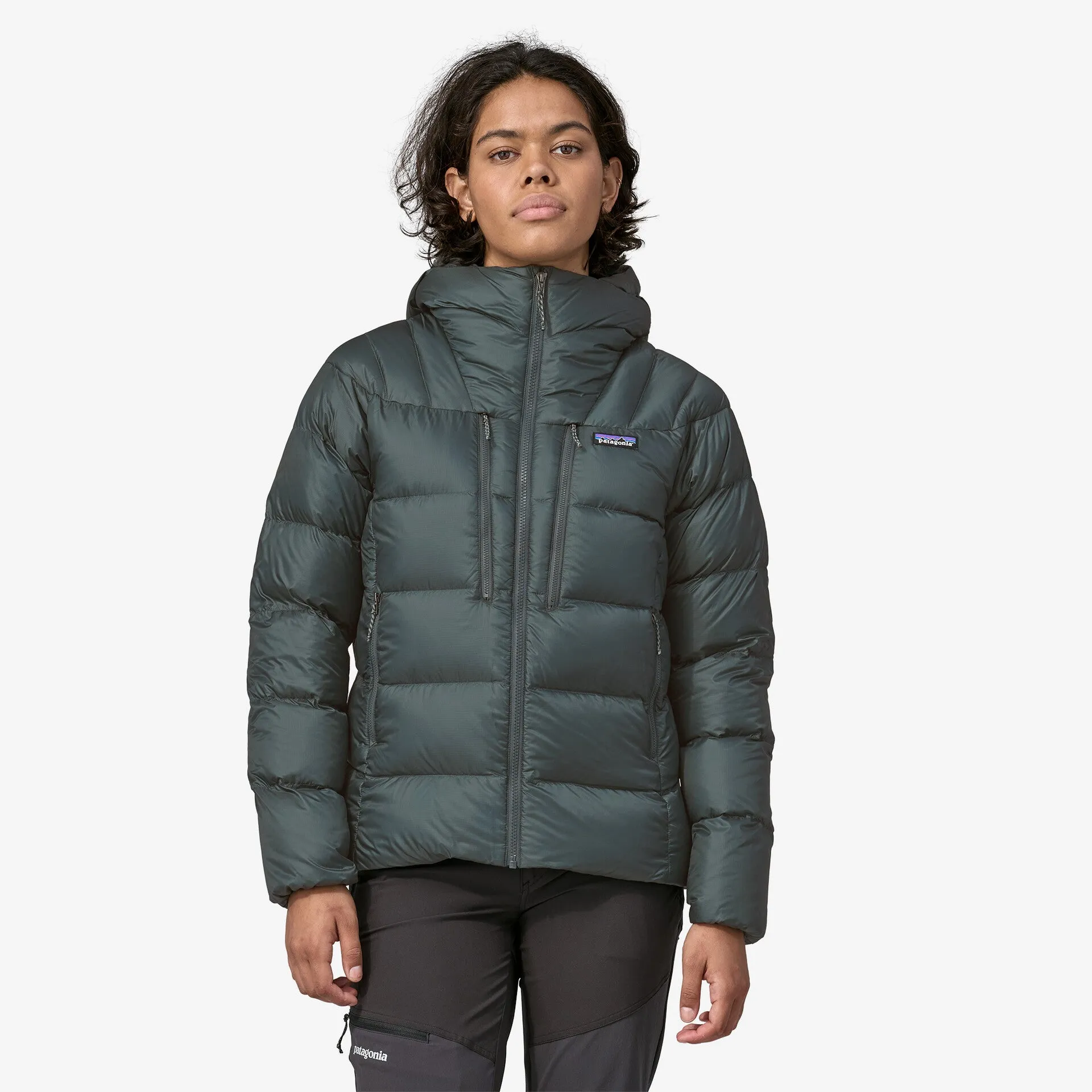 Patagonia Women's Fitz Roy Down Hoody - Black