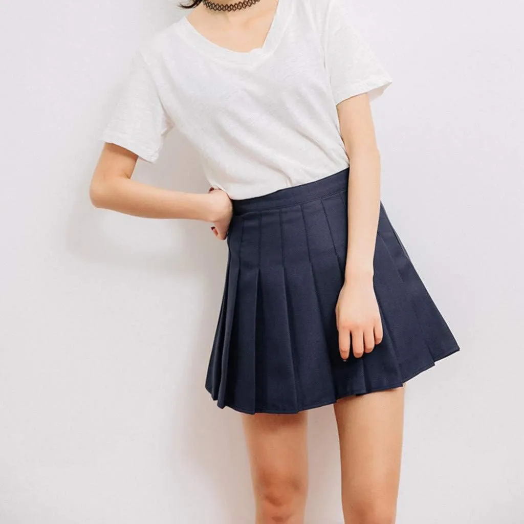 Pleated Skirts for Women Mini High Waist Skater Tennis Skirt A-Line Skirt Athletic Uniform Skorts Sport Skirts