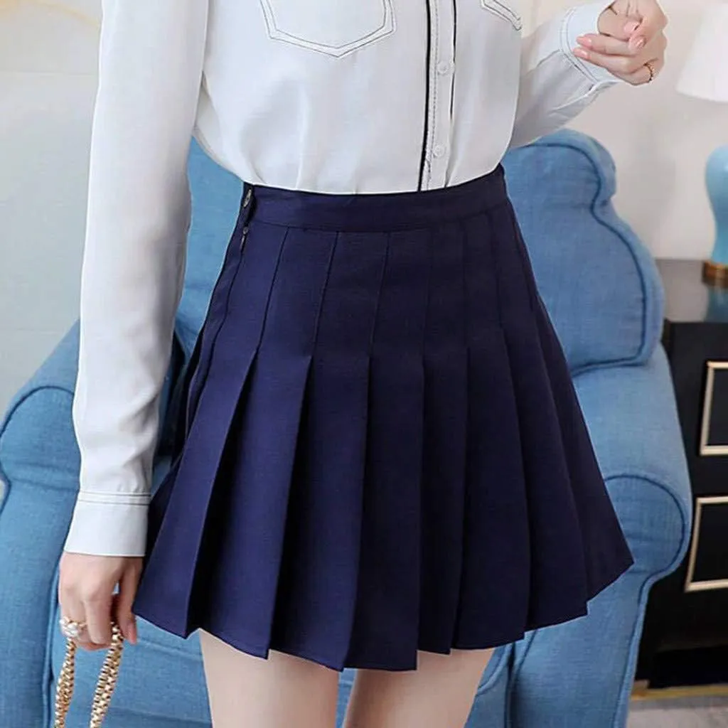 Pleated Skirts for Women Mini High Waist Skater Tennis Skirt A-Line Skirt Athletic Uniform Skorts Sport Skirts