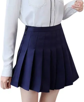 Pleated Skirts for Women Mini High Waist Skater Tennis Skirt A-Line Skirt Athletic Uniform Skorts Sport Skirts