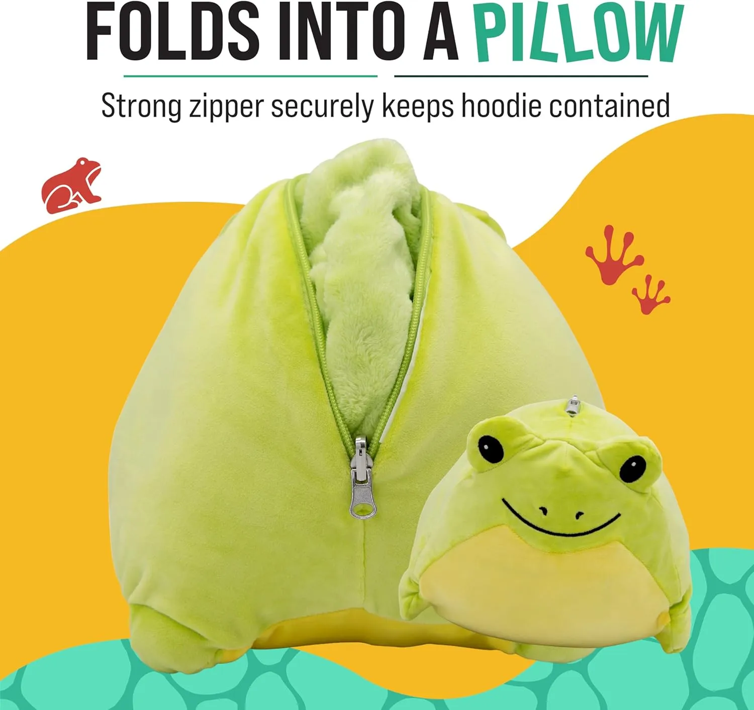 Plushible Wearable Blanket Hoodie, 2-in-1 Oversized Hoodie Blanket Pillow, Long Sleeve Sweatshirt Pocket, Cozy Holiday Gift