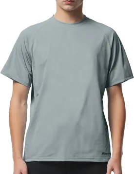 Riverruns Fishing T-Shirt Mens UPF 50  Sun Protection Fishing Shirt Short Sleeve Performance Tee #1006