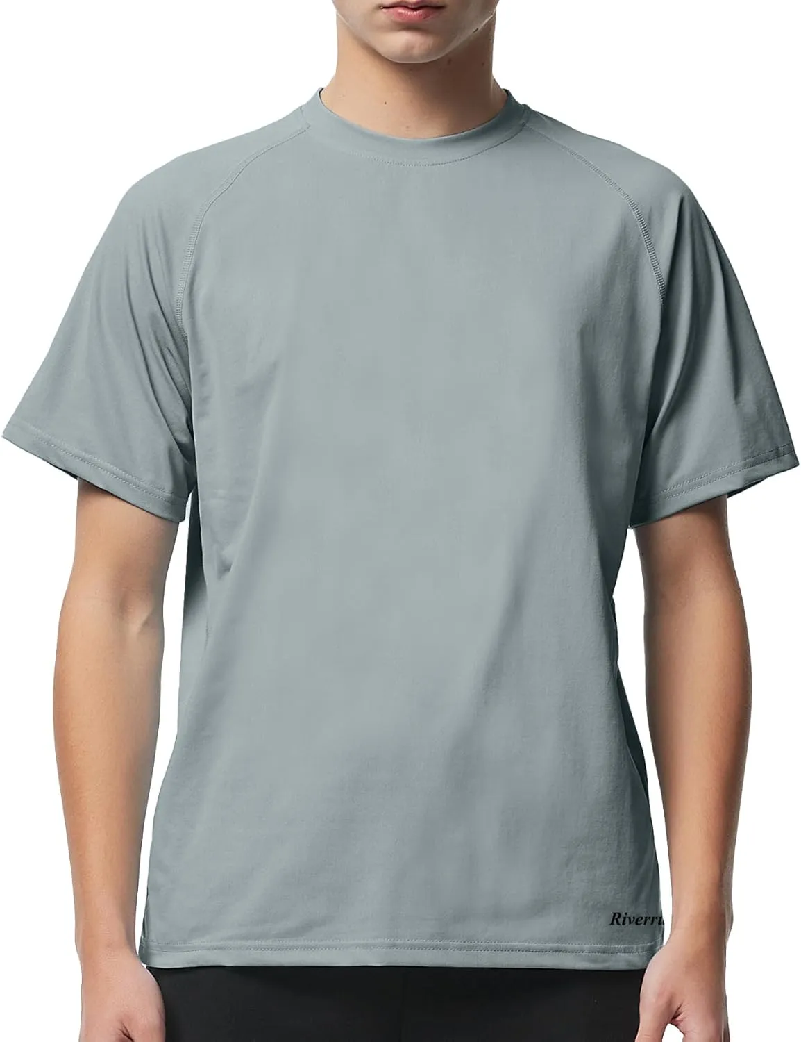 Riverruns Fishing T-Shirt Mens UPF 50  Sun Protection Fishing Shirt Short Sleeve Performance Tee #1006