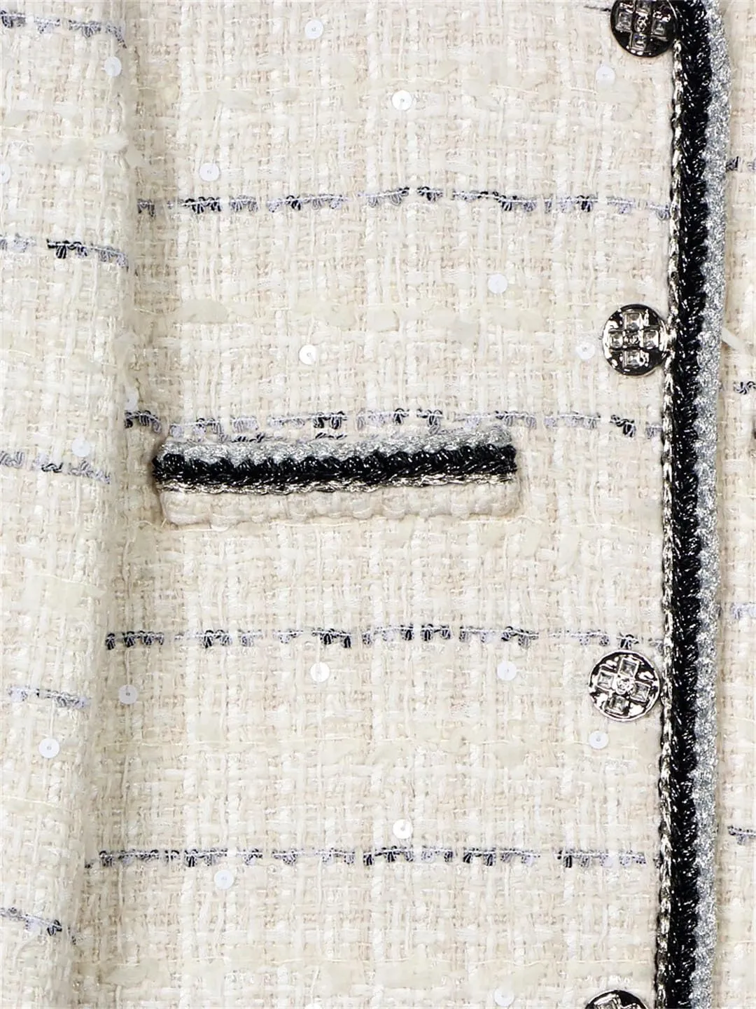 Women Elegant Comfortable Tweed Jacket French Age-Reducing Top Coat